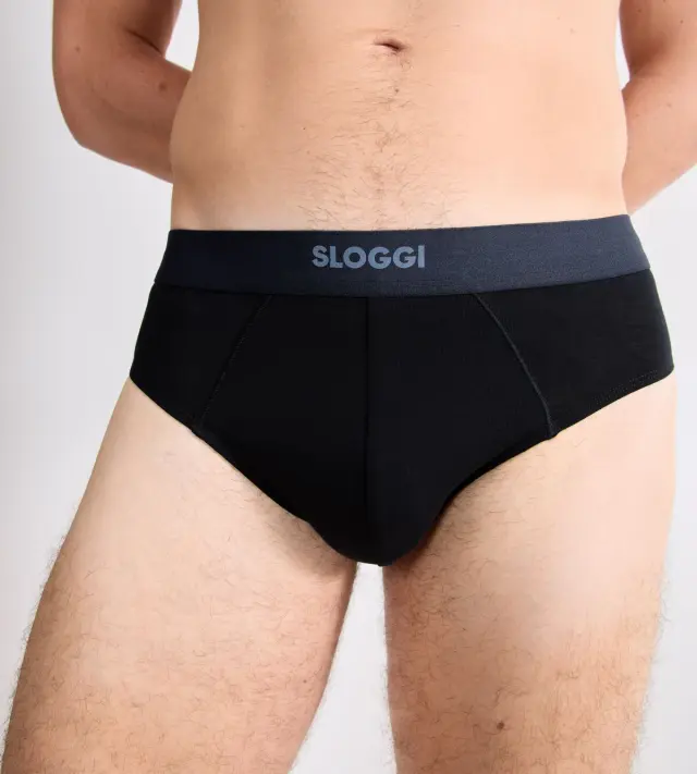 Sloggi Men Σλιπ Ever Ease Brief Μαύρο 2-Pack 2