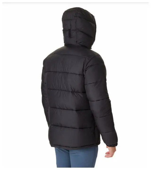 Pike Lake Hooded Black Ανδρικό Μπουφάν Columbia - 1738032-010 - 2XL 2