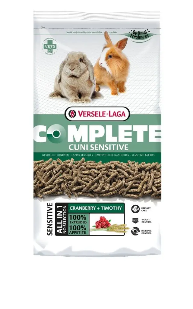 Versele Laga Πλήρης Τροφή Κουνελιού Cuni Sensitive 500gr Μονόχρωμο 2
