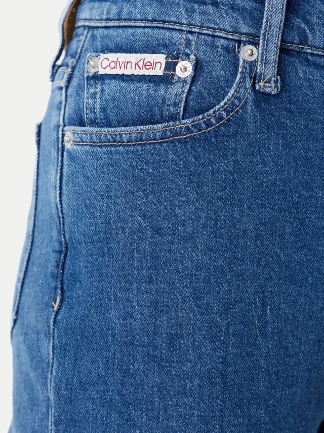 Calvin Klein - Γυναικείο Jean Mom Fit J20J225505-1A4 Μπλε 2