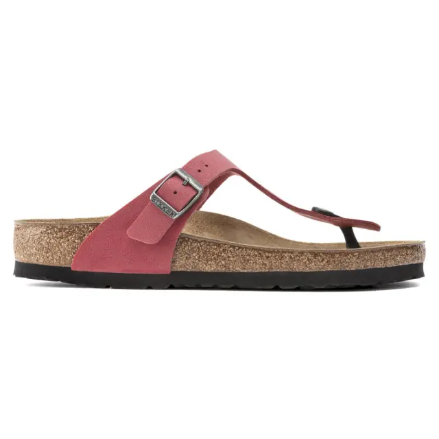 Birkenstock Σαγιονάρες Γυναικείο Birko-Flor(ανθεκτικό υλικό της Birkenstock-επιτρέπει την επαφή με το νερό) Κόκκινο BIR/GIZEH 1020958 SCARLET