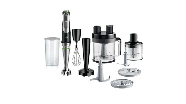Braun MultiQuick 9 MQ 9187XLI 0.6 L Immersion blender 1200 W Black, Stainless steel
