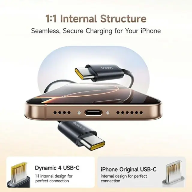 Baseus Dynamic 4 Pro Series Data Cable USB-C - USB-C 100W 1m Cluster Black 3
