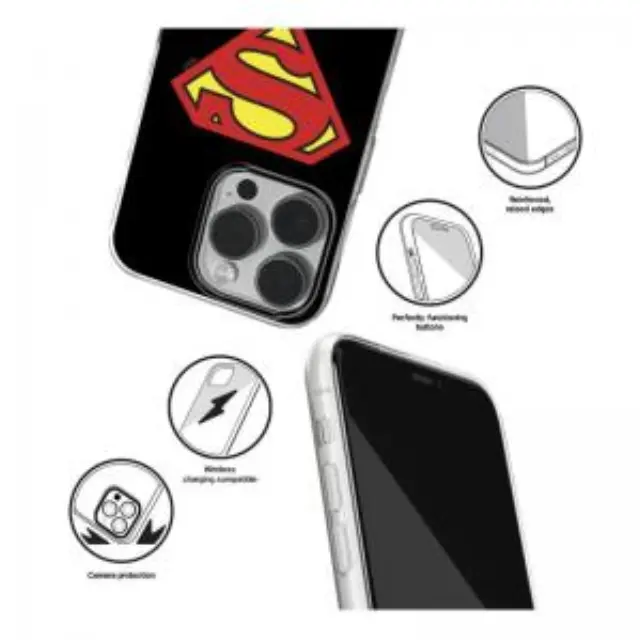 Θήκη Soft TPU DC Xiaomi Redmi 12C Superman 002 Full Print Μαύρο N63971 3