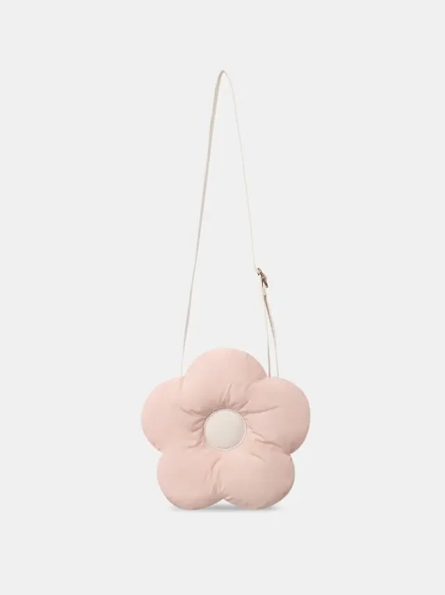 Παιδική Τσάντα για Κορίτσια Floral Puffy ΡΟΖ - One Size