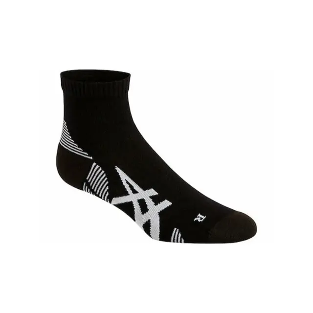 Asics Adult 2 Pack Cushion Run Quarter Socks Μαύρο 3013A800-002 (Asics)