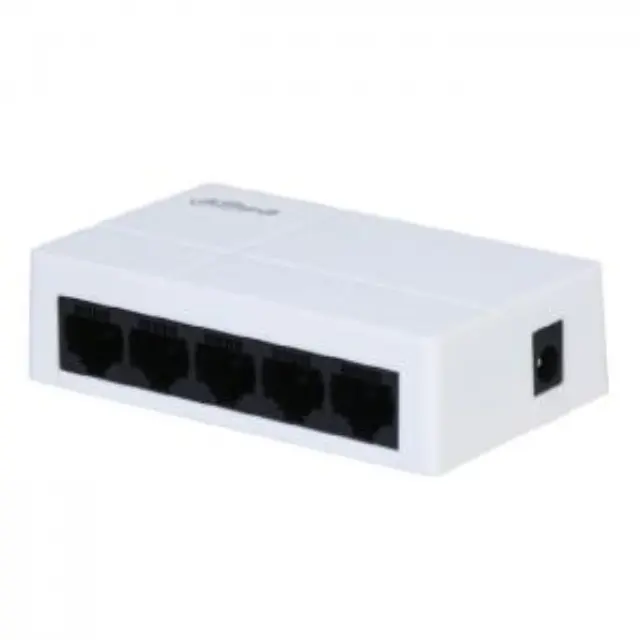 5-Port Unmanaged Gigabit Switch 10/100/1000, σε λευκό χρώμα. 2