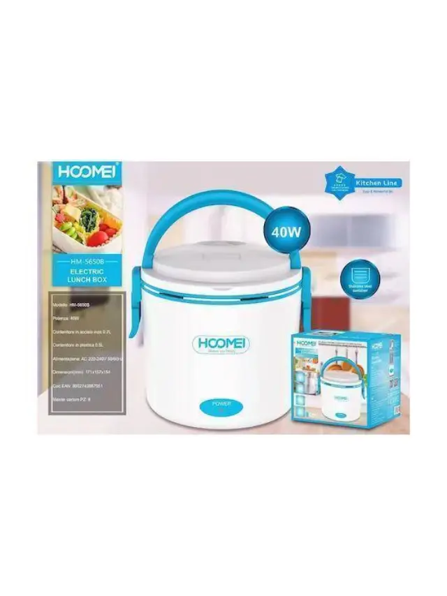 Hoomei Δοχείο Φαγητού Inox Λευκό 700ml 2