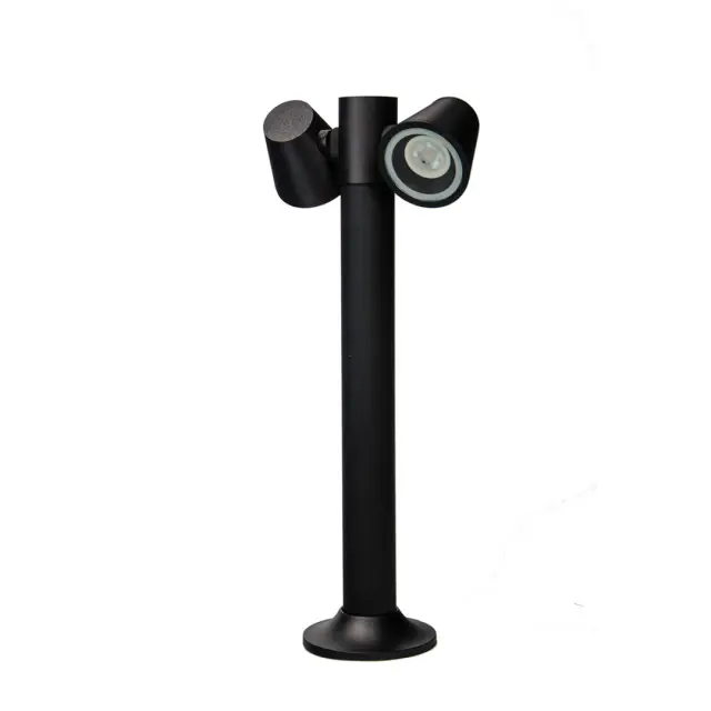 it-Lighting Shasta 2xGU10 Outdoor Pole Light Black D:150x305x600mm (80400814)