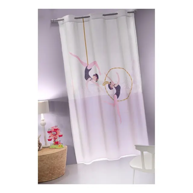 Παιδική Κουρτίνα Saint Clair Soft-Touch Enjoy Pinky 160x240
