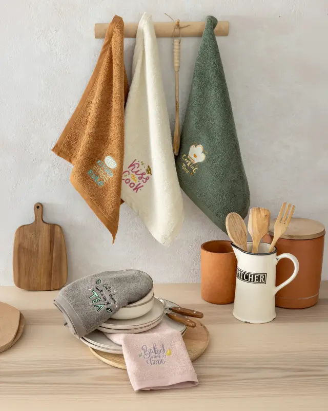 Nima Home Πετσέτα Κουζίνας 40x40 - Cooking 2