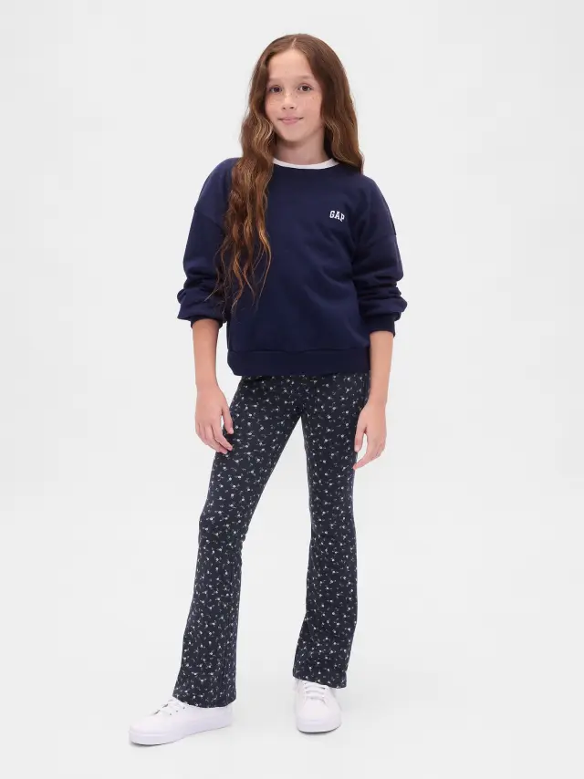Παιδικό Flare Κολάν Blue floral - XL