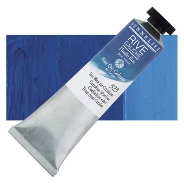 Sennelier Λάδι Rive Gauche 323 Cerulean Blue - 40ml