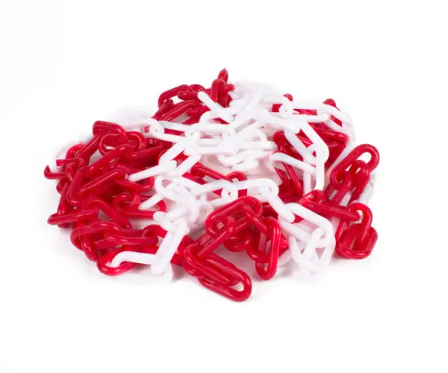 Barrier chain 5 m red white
