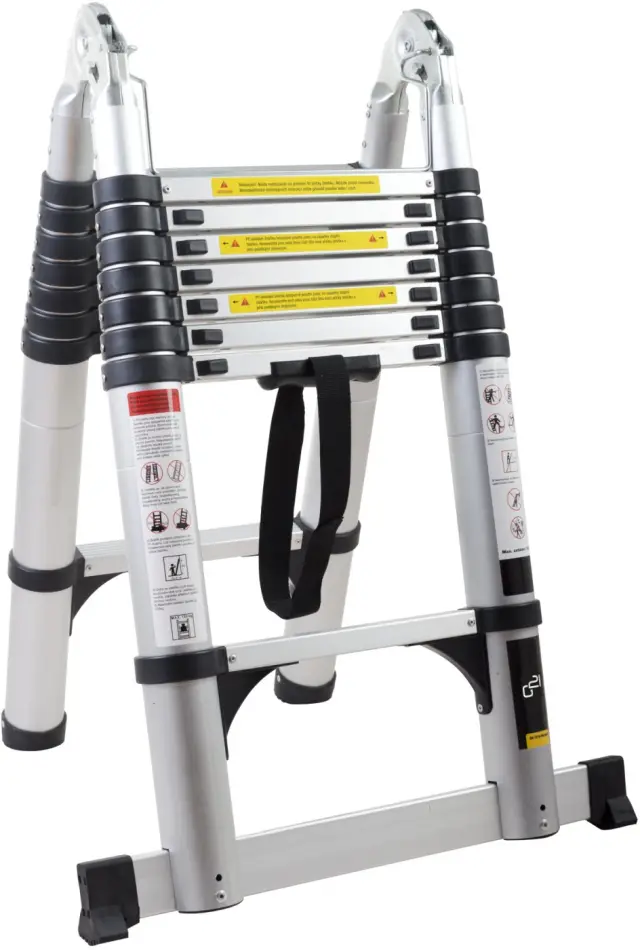 G21 Telescopic aluminum ladder and stepladder GA-TZ16-5M