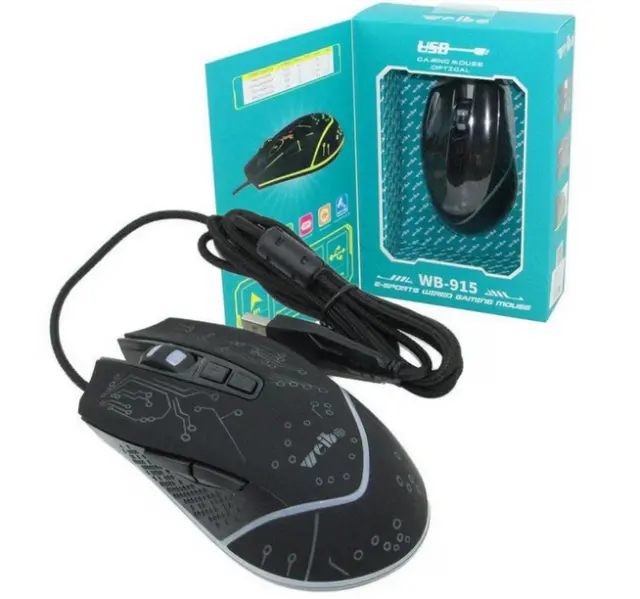 Ενσύρματο ποντίκι Gaming - LED RGB - WB915 - Weibo - 659158 2