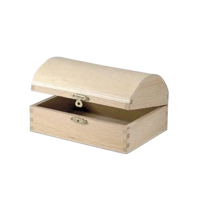 Ξύλινο Μπαουλάκι Ορθογώνιο 15.5x11xh8cm
