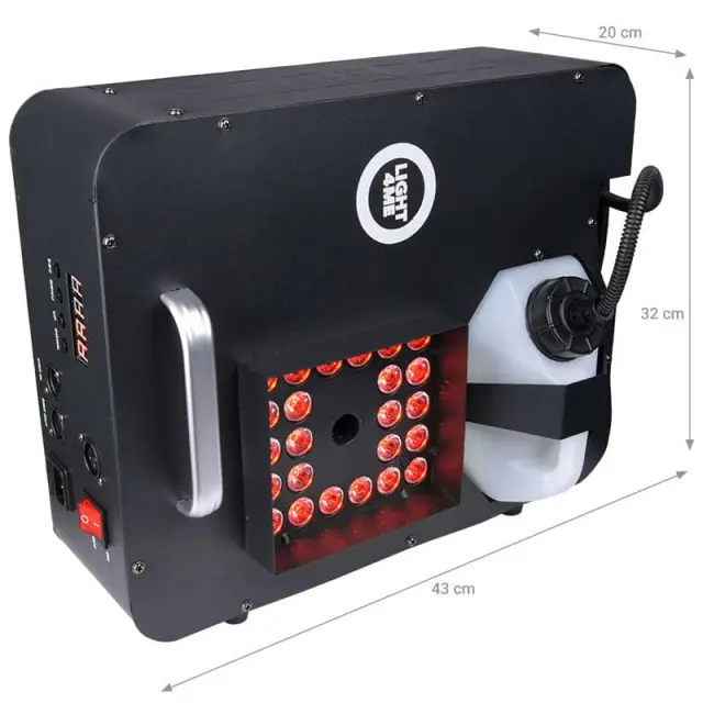 LIGHT4ME JET 1500 LED remote-controlled vertical smoke machine 2