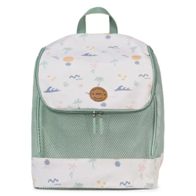 Saro: Αδιάβροχο Τσαντάκι Backpack με δίχτυ Good Vibes