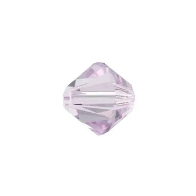 Swarovski 5328 XILION Bicone Light Amethyst 8mm - 9τεμ