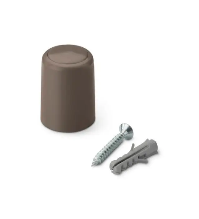 ΣΤΟΠ ΠΟΡΤΑΣ ΔΑΠΕΔΟΥ ΜΕ ΒΙΔΕΣ INOFIX 3040 34x28x28MM ΠΛΑΣΤΙΚΟ ΣΕΤ 2 ΤΕΜΑΧΙΩΝ Καφέ
