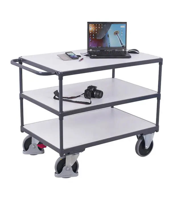 Variofit sw-800.662 Τρόλεϊ Μεταφοράς ESD 3 Επιπέδων για Φορτίο Βάρους ως 250kg 3