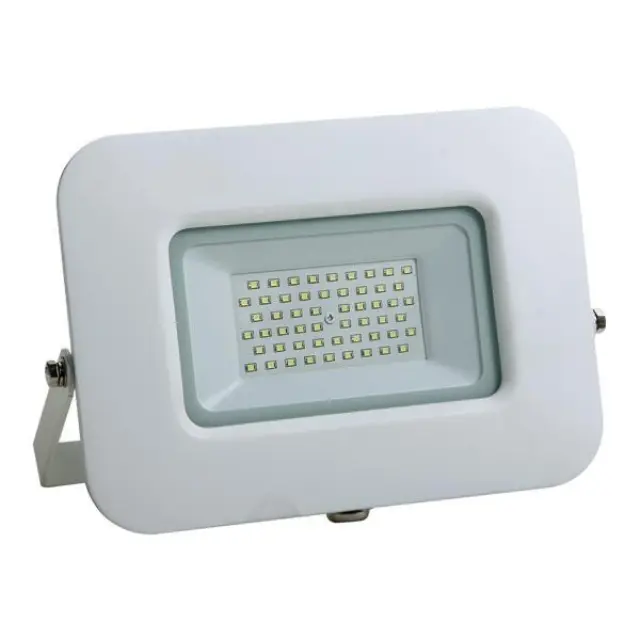 ΠΡΟΒΟΛΕΑΣ LED 50W SMD ΒΑΣΗ 360° ΛΕΥΚΟΣ IP65 3000k Άσπρο