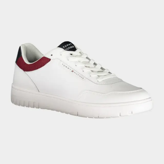 Tommy Hilfiger - Ανδρικά Sneakers Th Basket Core Lth FM0FM05629-0GZ Λευκό - 44 3