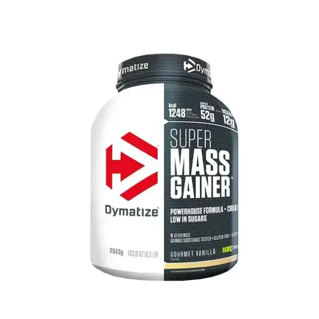 Dymatize Super Mass Gainer με Κρεατίνη Χωρίς Γλουτένη με Γεύση Gourmet Vanilla 2.943kg