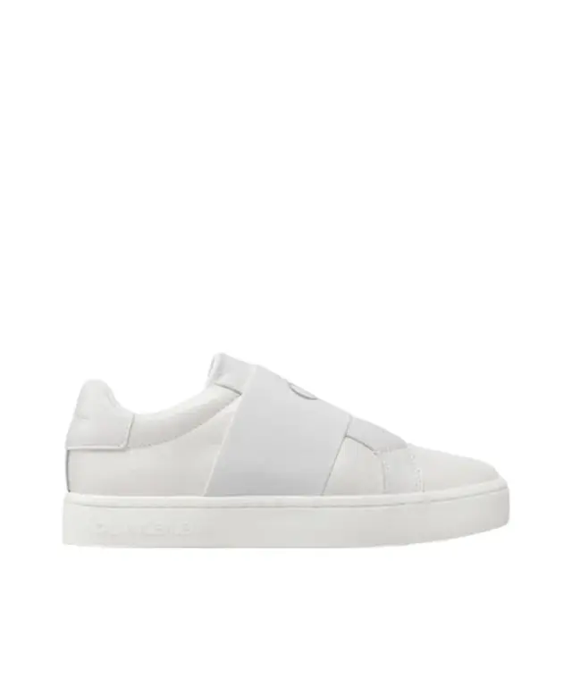 Calvin Klein - Γυναικεία Sneakers Classic Cupsole Ribbon Lth YW0YW00776-0LB Λευκό - 40