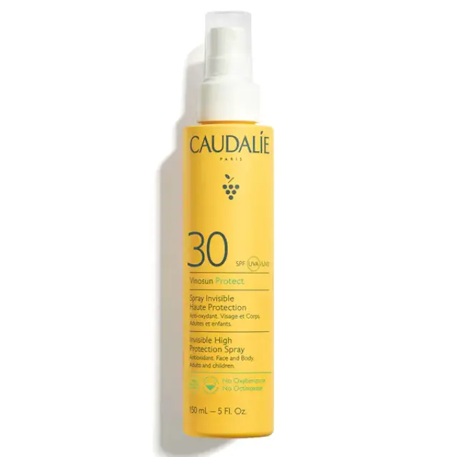 Caudalie Vinosun Protect Invisible High Protection Spray SPF30 Αντηλιακό Σπρέι για Πρόσωπο + Σώμα, 150ml