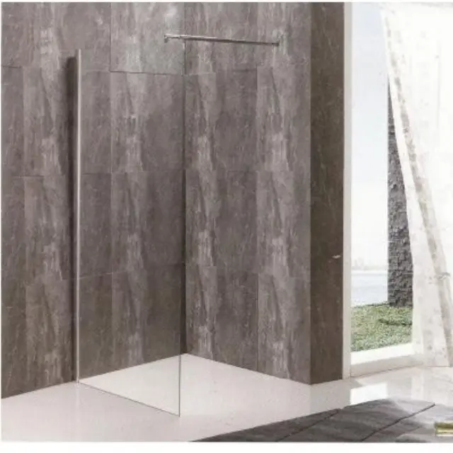 70-1604 PANEL ΤΖΑΜΙ ΔΙΑ/ΝΕΣ 70*195h/8mm ME ΜΠΡΑΤΣΟ ST/ST 65-120Ccm GLORIA