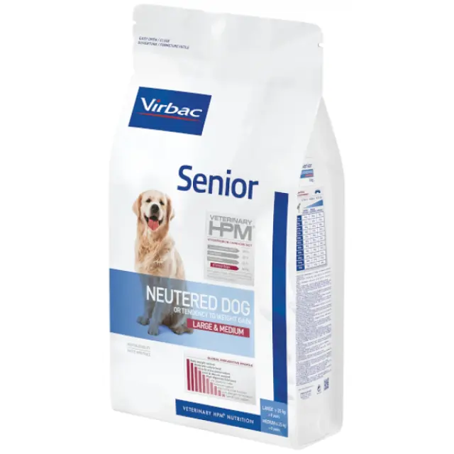 Ξηρά τροφή Σκύλου Virbac Senior Neutered Large & Medium Dog 12kg