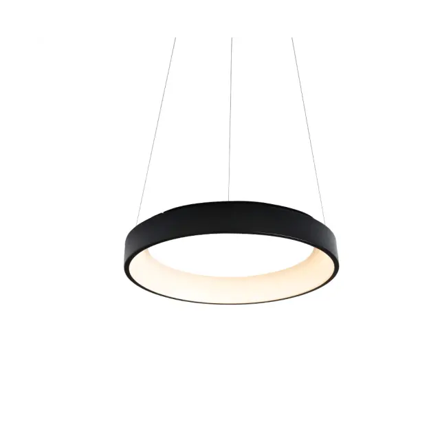 AcaLight Offer NETTO ΦΩΤΙΣΤΙΚΟ ΚΡΕΜΑΣΤΟ ΜΑΥΡΟ ΜΑΤ ΜΕΤΑΛΛΙΚΟ LED 80W 3000K 4100Lm IP20 Φ780Χ1200MM