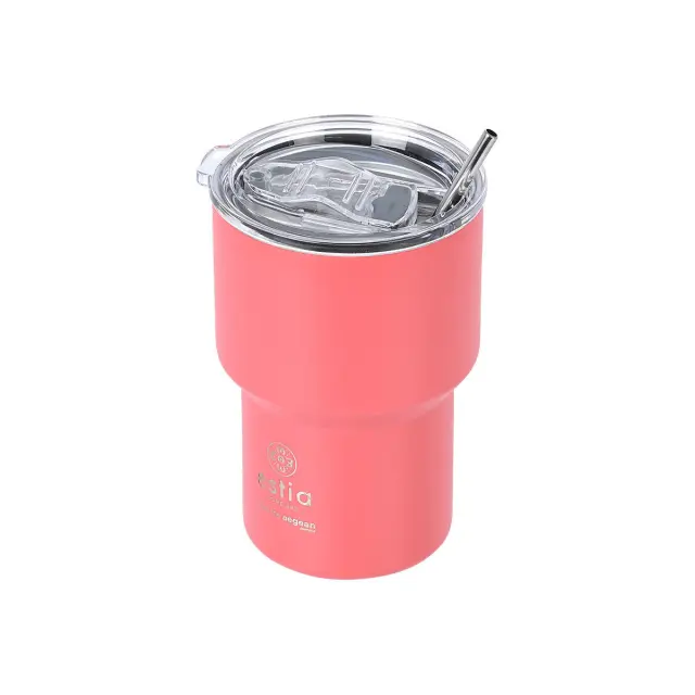 Estia Mug Lite Save The Aegean Fusion Coral Ποτήρι-Θερμός, 400ml 2