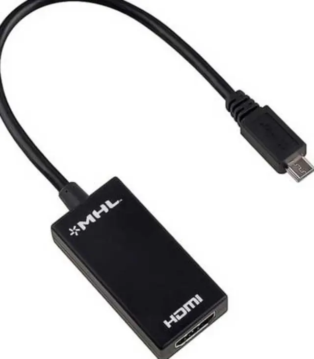 Μετατροπέας MHL (micro USB) σε HDMI 15cm, No brand, Μαύρο - 18223