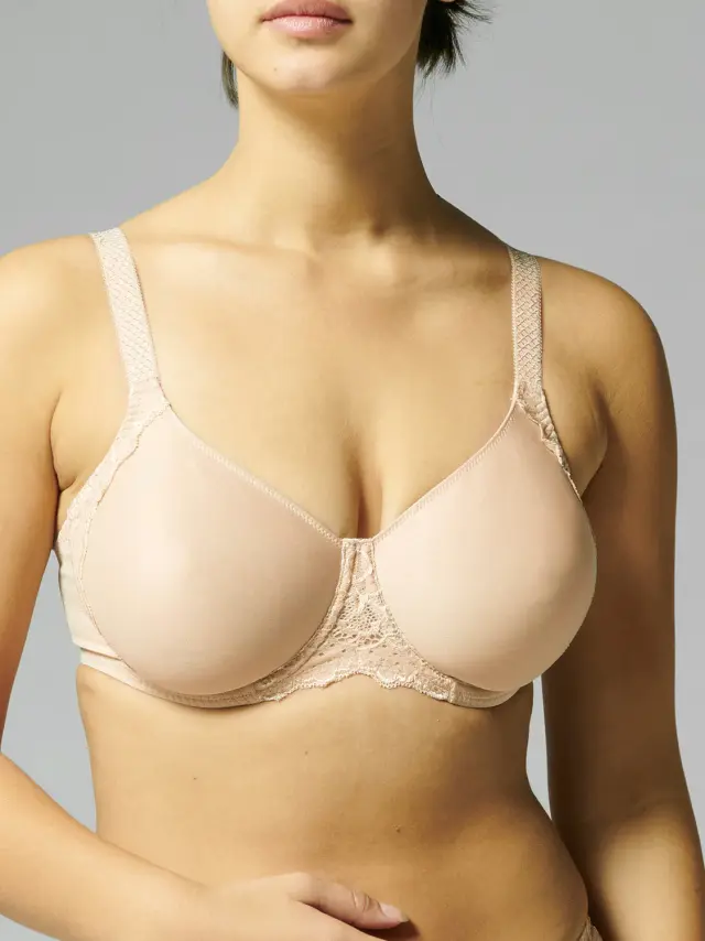 Simone Pérèle Caresse Σουτιέν Minimizer Full Cup Μπεζ