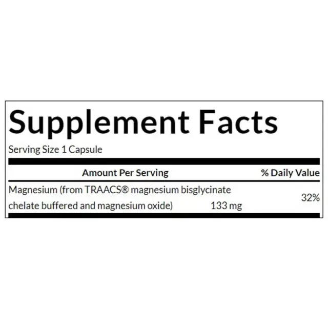 Swanson Albion Magnesium Glycinate 133mg 90 Capsules (087614020730) 2