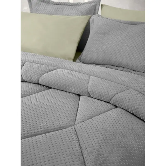 Κουβερτοπάπλωμα Υπέρδιπλο Saint Clair Serena Silver 220x240 2