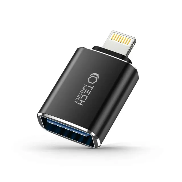 Tech-Protect UltraBoost Lightning to USB-A OTG Adapter Black