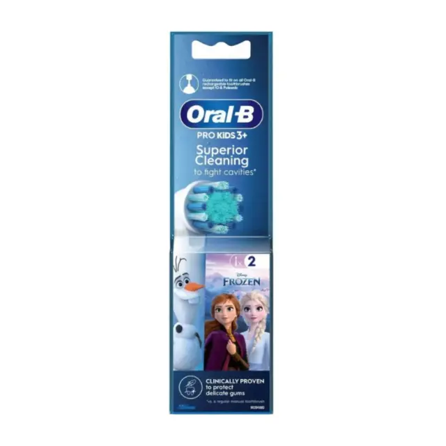 Oral-B Superior Cleaning Frozen Ανταλλακτικές Κεφαλές Ηλεκτρικής Οδοντόβουρτσας για 3+ Χρονών 2τμχ