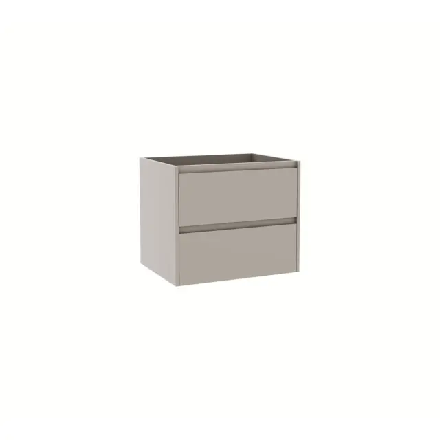Βάση Επίπλου Μπάνιου DYMA 60 White Ash με 2 Συρτάρια & Νιπτήρα 805x475x500mm KARAG