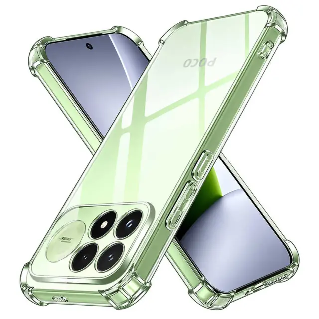 Techsuit - Shockproof Clear Silicone - Xiaomi Poco F9 Pro - Clear