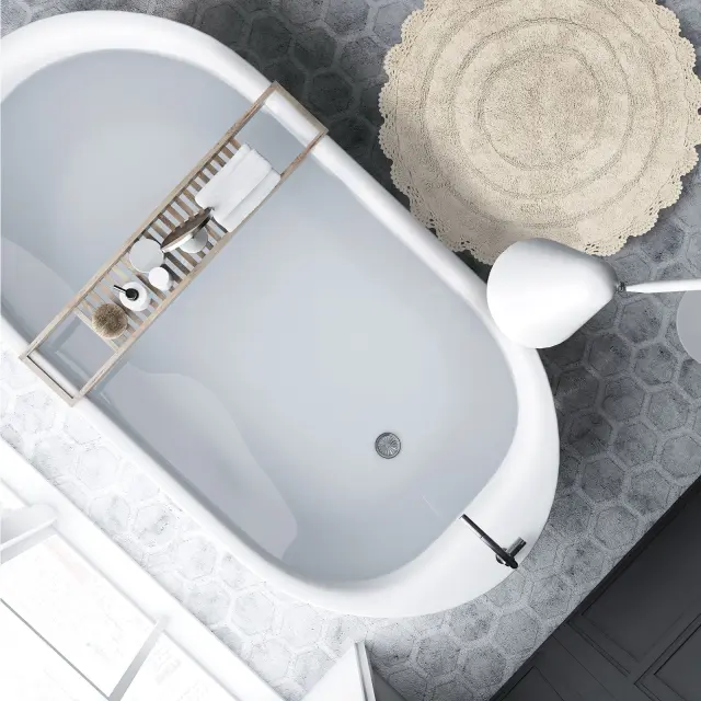 Πατάκι Μπάνιου Φ60 Bathmats Das Home 0633 Μπεζ 3