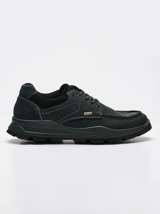 Imac Sneakers Ανδρικό δέρμα Μαύρο IMA/452188 BLACK 2