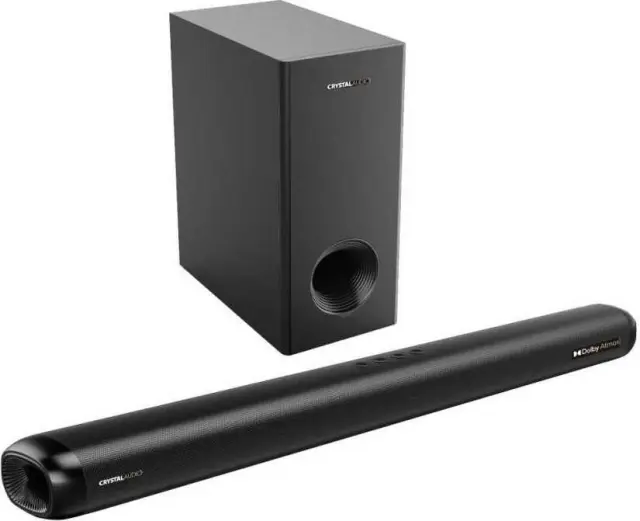 Crystal Audio CASB360 Soundbar 360W με Τηλεχειριστήριο Μαύρο 2