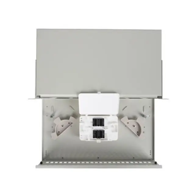 Lanberg Rackmount 19" 2U Fiber Patch Panel 48XSC Simplex / 48XLC Duplex Gray & Accessories (FOP1-48SS-LDS) 3