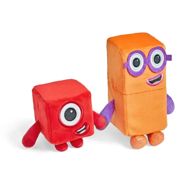 Learning Resources Numberblocks Λούτρινα Αριθμοκυβάκια 1 & 2 για 1,5+ ετών HM 94554-UK