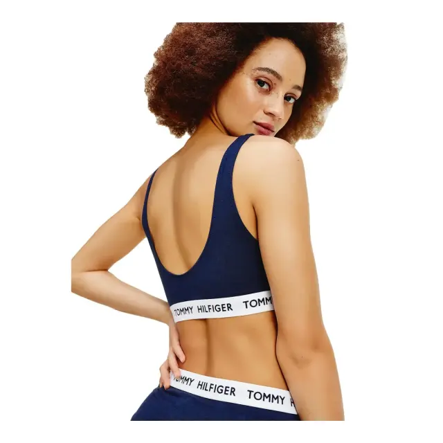 Tommy Hilfiger Γυναικείο Μπουστάκι Organic Cotton, Χρώμα Navy Blazer - L 2