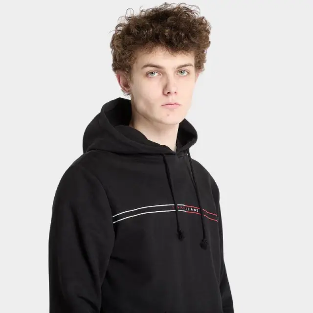 Tommy Hilfiger - Ανδρικό Φούτερ Regular Entry Graphic Hoodie DM0DM20847-BDS Μαύρο - 2XL 2